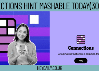 Connections Hint Mashable Today – See What Helped Us Crack for (30 April)