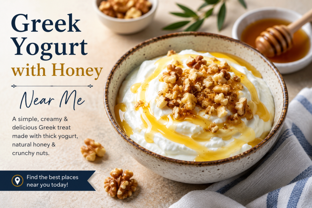Greek Yogurt with Honey Near Me