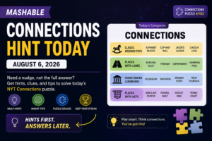Mashable Connections Hint Today